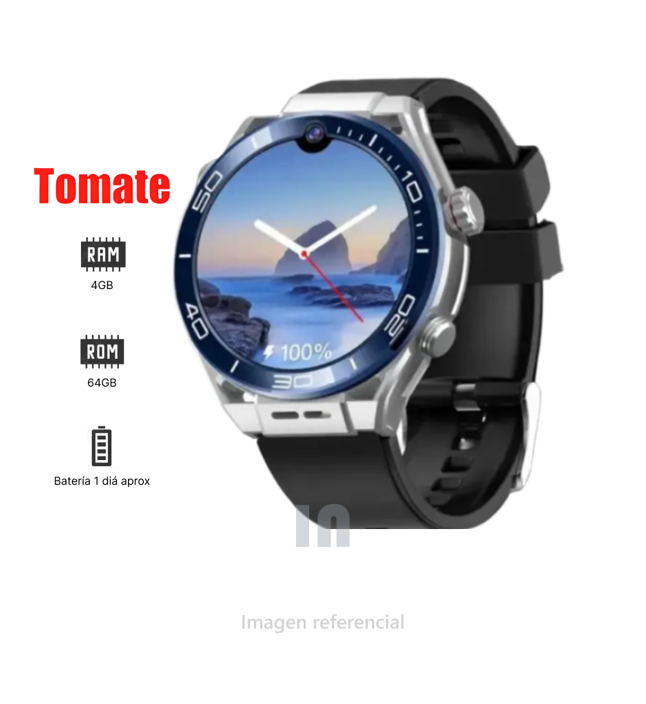 SMARTWATCH ANDROID TOMATE T-TA0004 ,4 RAM, 64 ROM, ANDROID 12. | Infiniti